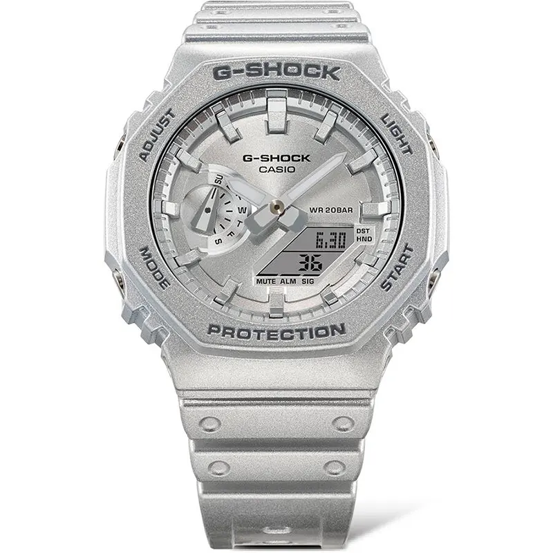 Casio G-Shock GA-2100FF-8A Metallic Silver Dial Men's Watch